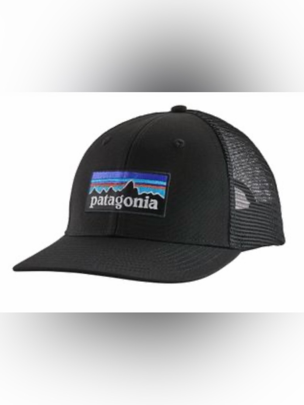 Patagonia P-6 Logo Trucker Hat Black
